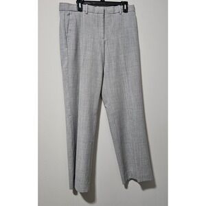 Gap Modern Trouser‎ Gray Straight Leg Dress Pants Womens 12 R Heathered Office